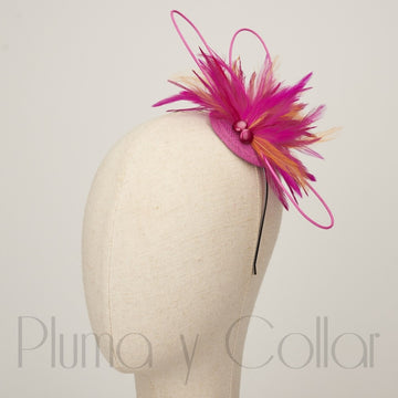 Cappello Accessorio Pluma y Collar 9072
